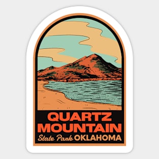 Quartz Mountain State Park Oklahoma Sticker